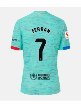Moški Nogometna dresi replika Barcelona Ferran Torres #7 Tretji 2023-24 Kratek rokav